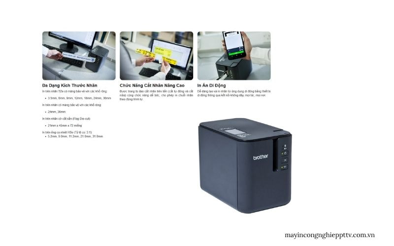 Máy in nhãn Brother PT-P900W